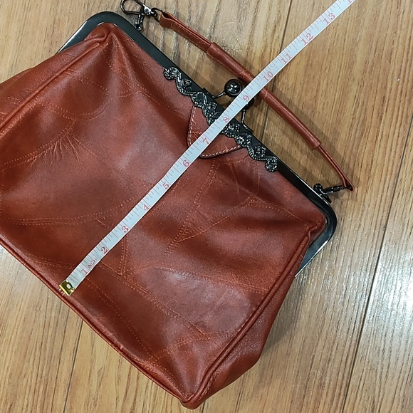 Source Unknown Vintage-Style Brown Shoulder Bag - Picture 7 of 9